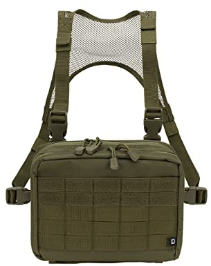 Brandit Unisex Us Cooper bröstpack operatörväska, OLIV, Einheitsgröße