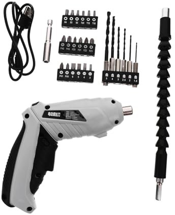 BESTonZON 1set Cacciavite Ricaricabile Multi- Per Domestici Design Illuminazione Led Per Riparazioni e Te