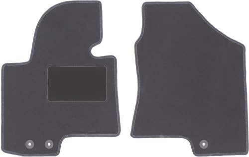 Wielganizator Automatte – Passend für Hyundai ix35 SUV 2009-2015 – Velours – Autozubehör - Auto Fußmatten – Fußmatte Auto – 2-teilig - Graphit