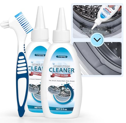 Leopong Home Cleaner Gel, Cleaner for Washing Machine, Refrigerator Strips, Household Shower, Kitchen Sinks, Walls, Tiles, Bathrooms- 10 fl oz