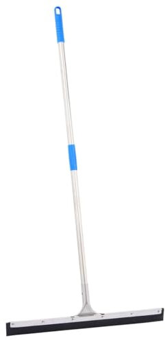 Brokky Floor Squeegee 45.5x121.5 cm Steel and Rubber,Floor Squeegee with Squeegee Long Handle, Floor Wiper, Outdoor/Indoor Wet Room Floor Squeegee Heavy Duty, Ideal Squeegee Mop for Home