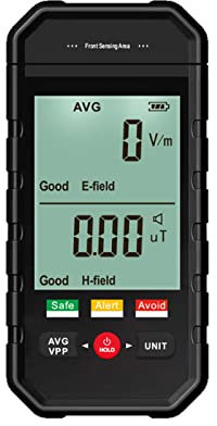 Professioneller elektromagnetischer Strahlungsprüfer, elektrisches Feld- und Feldmessgerät, Dosimeter mit Ton- und Lichtalarm