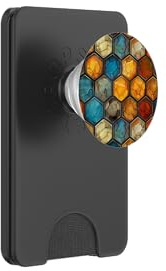 Honeycomb Bee Lover Beekeeper Apiarist Honeybee PopSockets PopWallet for MagSafe