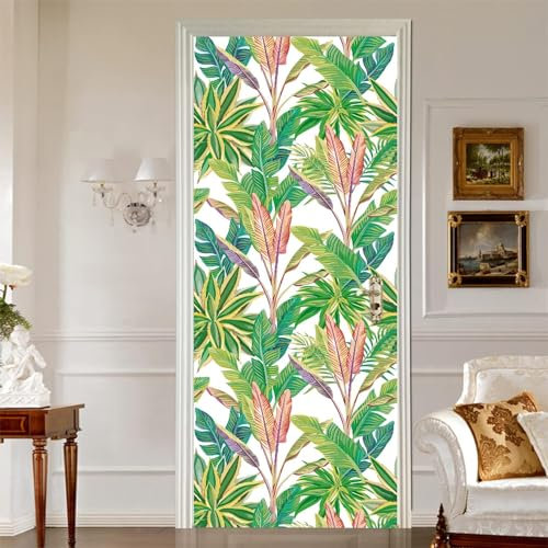 Türaufkleber Türtapete Türbilder Türposter Selbstklebend 3D Pflanzen Blumen 77 X 200 Cm Pvc Wasserdicht Abnehmbare Wandbilder Für Schlafzimmer Haus Bad Wc Büro n - Türwandaufk-23851053942445