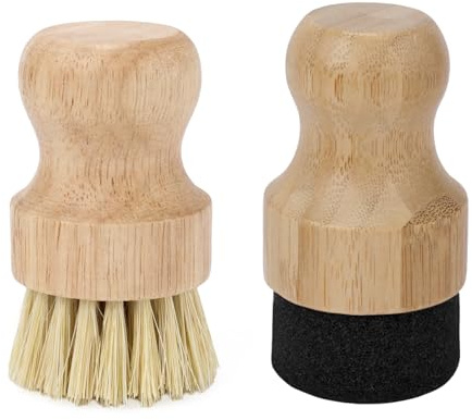 Wood Cutting Board Oil Applicator & Brush, Butcher Block Food Grade Mineral Oil Wax Applicator Conditioner for Scrapers Bowls Spoons (Wood Color)