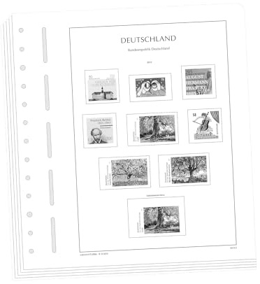 Leuchtturm 100219 Nachtrag mit Klemmtaschen - Vordruckblätter für Briefmarken-Sammel-Album - Schweiz 2025