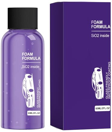 Rivestimento Idrofobico Idrorepellente Vetri | 60ml Agente Antipioggia Rapido Finestrini | Trattamento Vetri Auto,Per La Chiarezza E La Protezione Di Veicoli, Camion, SUV E Specchietti Retrovisori