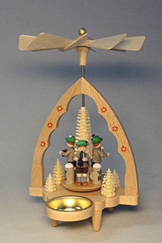 Rudolphs Schatzkiste Tealight pyramid Bavaria trio 20 cm table pyramid Christmas pyramid