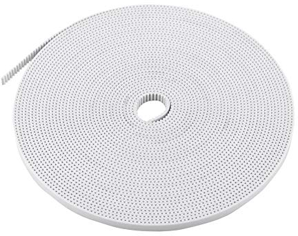 Correa de distribución de 10 metros, correa dentada de extremo abierto Ancho de correa dentada de 6 mm para impresoras 3D y plotter inteligente,