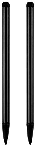 Stylus-Stifte für Touchscreens, 2 Stück, Touchscreen-Stifte, kapazitiver Styli, universeller kapazitiver Touchscreen-Eingabestift schwarz