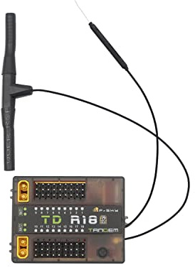 FrSky 2.4G 900M Tandem Dual-Band Receiver TD R18 Receiver with 18CH Ports