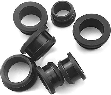 Rubber Seal Hole Plugs, Drill Hole Cover Caps, Rubber Seal Hole Plugs,Dust plug,Closing Plug,10PCS Black Silicone Rubber Snap-on Grommet Plug Bung Cable Wiring Protect Bush 2-30mm (Size : A 9.5mm(Hole