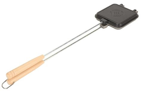 JTLB Poêle à frire avec revêtement anti-adhésif double face, outil polyvalent pour griller, petit déjeuner, alliage d'aluminium, convient pour cuisinière à gaz et induction