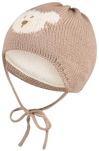 Sterntaler Unisex Beanie-Mütze Strickmütze Bär
