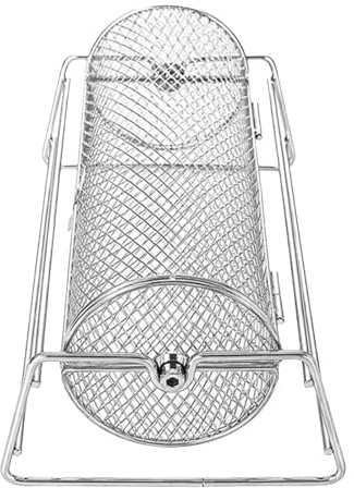 BBQ Grill Basket - Cesto Di Griglia Di Nidificazione Portatile | Cesti Di Griglie A Rotolamento Antiaderente | BBQ Cooking Grills Adatto Per Barbecue Da Picnic Da Campeggio Da Campeggio Per Esterno