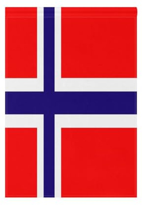 Bandiera Norvegia bandiere cantiere vacanze per esterno cortile di Natale banner per la decorazione esterna 28x40 doppia faccia