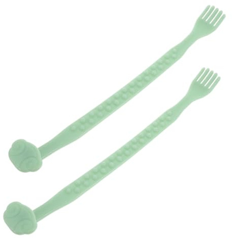 Grattaschiena 2pezzi Plastico 27 Sfere Strumento per Schiena | Verde, Design Portatile Multifunzione, Facile da Pulire, per Gambe e Piedi, per Anziani e Donne