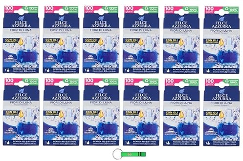 Felce Azzurra Aria Casa Fiori di Luna Refil, deodorante per ambienti 20 ml + portachiavi Beni Culinari
