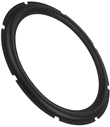 Akozon Reparación de Espuma de Borde Universal de 12 Pulgadas, Altavoz de Graves Envolvente, Espuma Circular, de Altavoz de Goma Perforada de 12 Pulgadas, Envolvente de Bordes, Piezas de Repuesto de