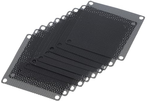 CHILDWEET 10 Stück PC Lüfterfilter aus PVC für Computer Gehäuse mit Staubschutzgitter Installieren für Gehäuselüfter und Ventilator Luftkühler im Sommerurlaub