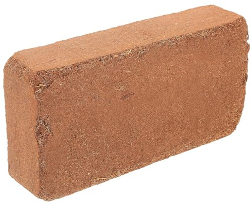 KALLORY Tierra para Suculentas para Plantas de Interior, Suelo Nutritivo para Viveros, Bloque de Suelo Compactado de Coco, 1 Bolsa, Color Café, para Siembra Interior y Exterior