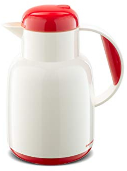 ROTPUNKT Isolierkanne 970 JENNE 1,0 l I Premium Thermokanne I Thermoflasche I hochwertig I Glaseinsatz I hält bis zu 24 std heiß