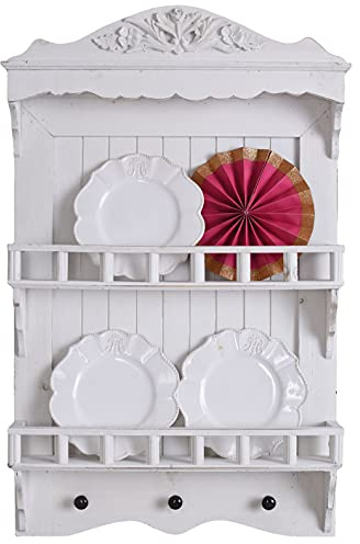 Tellerboard Shabby Chic vägghylla trähylla väggbräda hängande hylla antik stil mxa068 Palazzo exklusiv