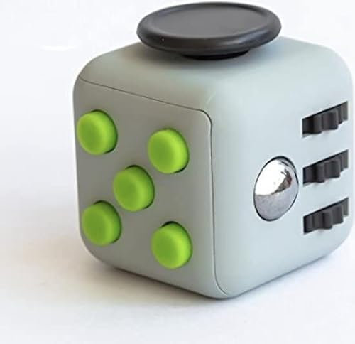 Högkvalitativ AWR Fidget Cube/Fidget-kub | Anti-stress-leksak | Fidget Toy (grå-grön)
