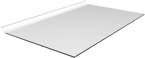 Lichtschachtabdeckung Acryl 1100 x 450 mm | Kellerschachtabdeckung, Regenschutz, flach, aus Acrylglas, zum Auflegen