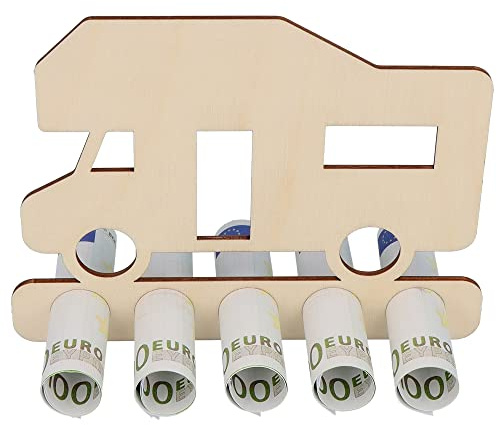 Spruchreif Geldgeschenkverpackung Camper aus Holz | Geschenk zum Geburtstag, Kreatives Geldgeschenk, Für Camper