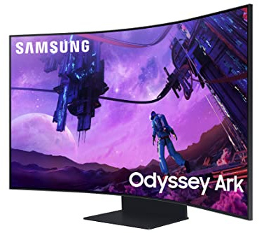 SAMSUNG 55-inch Odyssey Ark 4K UHD 165Hz Curved Quantum Mini LED Gaming Monitor