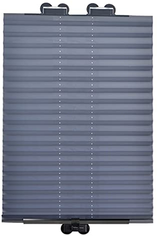 DLLY Saugnapfes Rollos Ohne Bohren, Plissee-verdunkelungsrollos, Sonnenschutzrollos, Fensterrollo Dachfenster Rollos, 46x120/65x140/70x140cm Temporäre Jalousien,70x140cm/27.6 * 55in