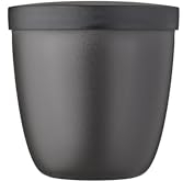 Mepal - Panier à Snack Ellipse - Contenant Alimentaire pour Conserver et Transporter des Snacks - Convient au Congélateur, au Micro-ondes et au Lave-vaisselle - 500 ml - Nordic Black