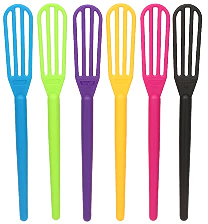 LAURAG whisk 1pc Plastic Salon Hair Color Dye Cream Whisk Mixer Stirrer Random Colors