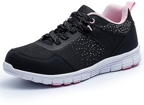 SPIEZ Antidérapantes Chaussures de Sécurité Femme Légère Basket Travail | Antidérapantes Chaussures de travail respirantes baskets de sécurité anti-perforation pour Le Travail et Le Quotidien