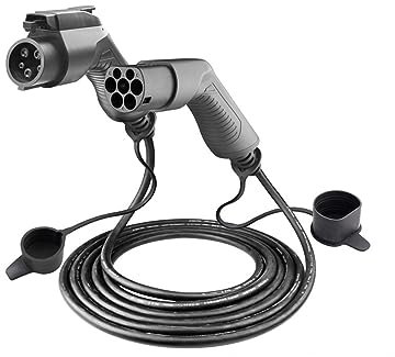 RWRAPS Cable Recharge Voiture Electrique Câble de Charge EV 16A-32A 3.5KW-7.2KW Cordon de véhicule électrique 1Phase for Station de Chargeur de Voiture Type1 J1772 (Color : 32A Type1)