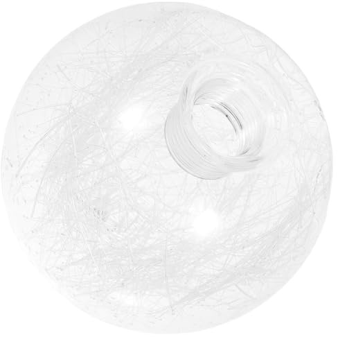 Aboofan Abat-Jour En Verre Transparent G9 Fileté 12.00 X 12.00 X 12.00 Cm | Roulement à billes avec installation en bas, compatible avec les portes coulissantes à cadre en bois ou métal