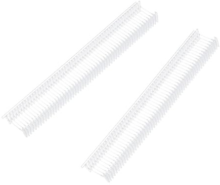 QUARKZMAN 2000 Stück Heftfäden für Etikettierpistole Standard, 10mm Tag Pins aus Kunststoff für Karton Etiketten mit Loch, Etikettierung von Kleidung und Textil, Transparent