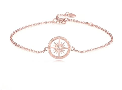 GAVU Damen Armband mit Kompass Anhänger