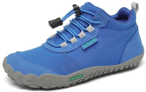SAGUARO Barfotaskor ventilerande halkfria vandringsskor lätta barfota minimal sneakers storlek 30