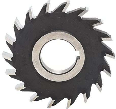 ANKROYU 100x10 Scheibenfräser, Hochgeschwindigkeitsstahl-Zahnradfräserscheibe, Fräser mit hoher Härte für Fräsmaschinen