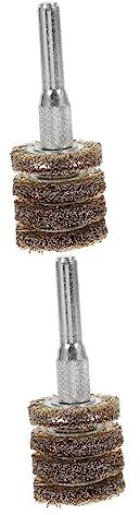 TOKIDNY 2pcs Electric Wire Brush Drill Wire Brush for Stripping for Polishing for Cleaning High Strength