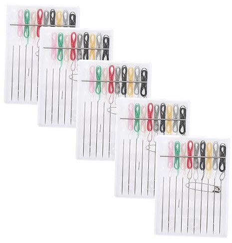 STOBOK 5packungen Multifunktionales Nähset Mit Bunter Vorgarnung Kompakt Im Robusten Etui Wiederverwendbar Für Schnelle Reparaturen Unterwegs Für Hotel Reise Zuhause Und Geschenk Für Nähb