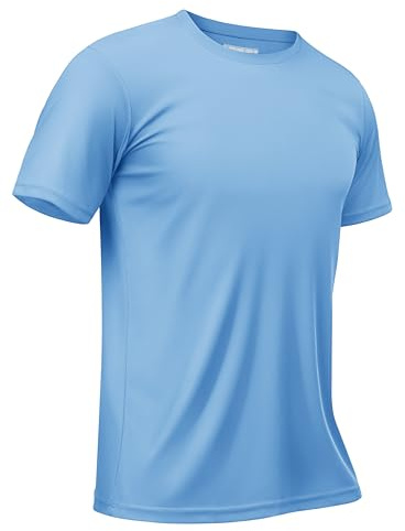 TACVASEN Herren Uv-Schutz T-Shirts UPF 50+ Kurzarm Sonnenschutz Tee Uv Shirts Schwimmshirt