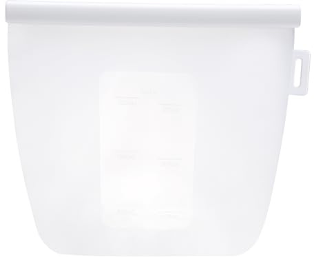 Uncle yang Silikon Lebensmittelbeutel – Wiederverwendbare Aufbewahrungstasche aus BPA-freiem Silikon, luftdicht & auslaufsicher, 500ml/1000ml/1500ml, ideal für Küche, Gefrierschrank, Reisen (1500ml)
