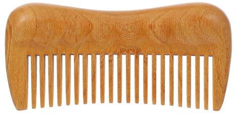 STOBAZA Boxwood Fine-toothed Wooden Massage Comb Multi-purpose Hairdressing Tool for Women Smooth Scalp Care Lightweight for Travel and Home Use