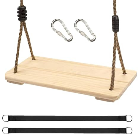 Set altalena in legno, altalena da giardino per esterni, struttura sensoriale, per divertimento in casa e in giardino
