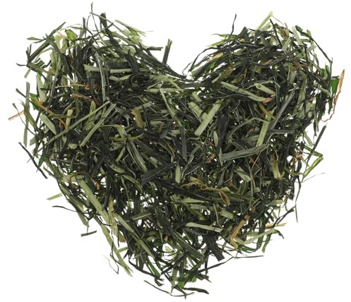 FOMIYES Heno Nutritivo para Conejos y Cobayas 300 G, Paja Natural de Cebada Rica en Fibra, Alimento Seco Saludable para Chinchillas y Pequeños Roedores, Golosinas de Heno para Mascotas