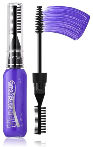 Hair Chalk Comb - Mascara Hårfärg, Temporary Washable Set, 8 Color Dye Palette, Highlighting Accessoarer | Professionell salongstil skönhetsverktyg för vuxna kvinnor män festfestivaler