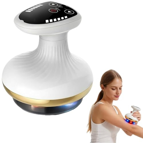 Vacuvia SculptGlow Appareil Anti Cellulite, 4 En 1 Contre Vide & Gua Sha Électrique, Peau Plus Ferme Et Meilleure Circulation Sanguine, Massage En Profondeur Avec Chaleur (Vacuvia Standart)